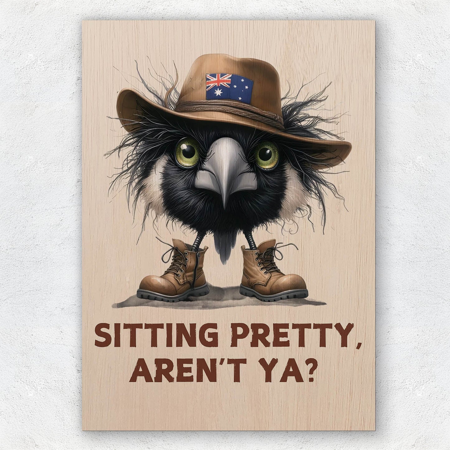 Aussie Magpie Bathroom