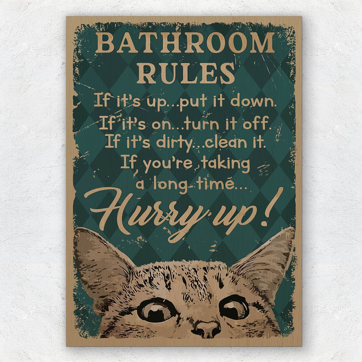 Bathroom Rules