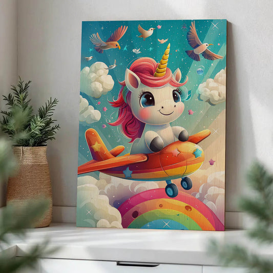 Unicorn Flying Airplane