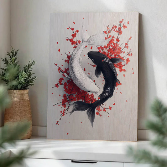 Yin Yang Koi Fish