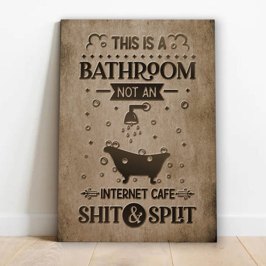 Bathroom Not Internet Cafe