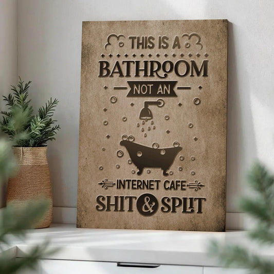 Bathroom Not Internet Cafe