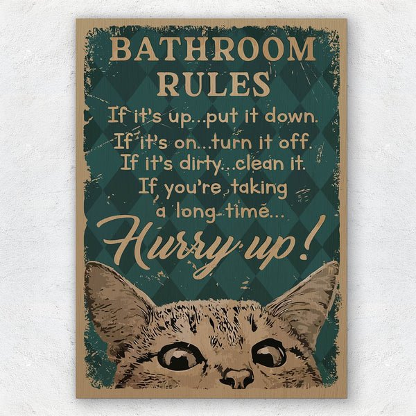 Bathroom Rules