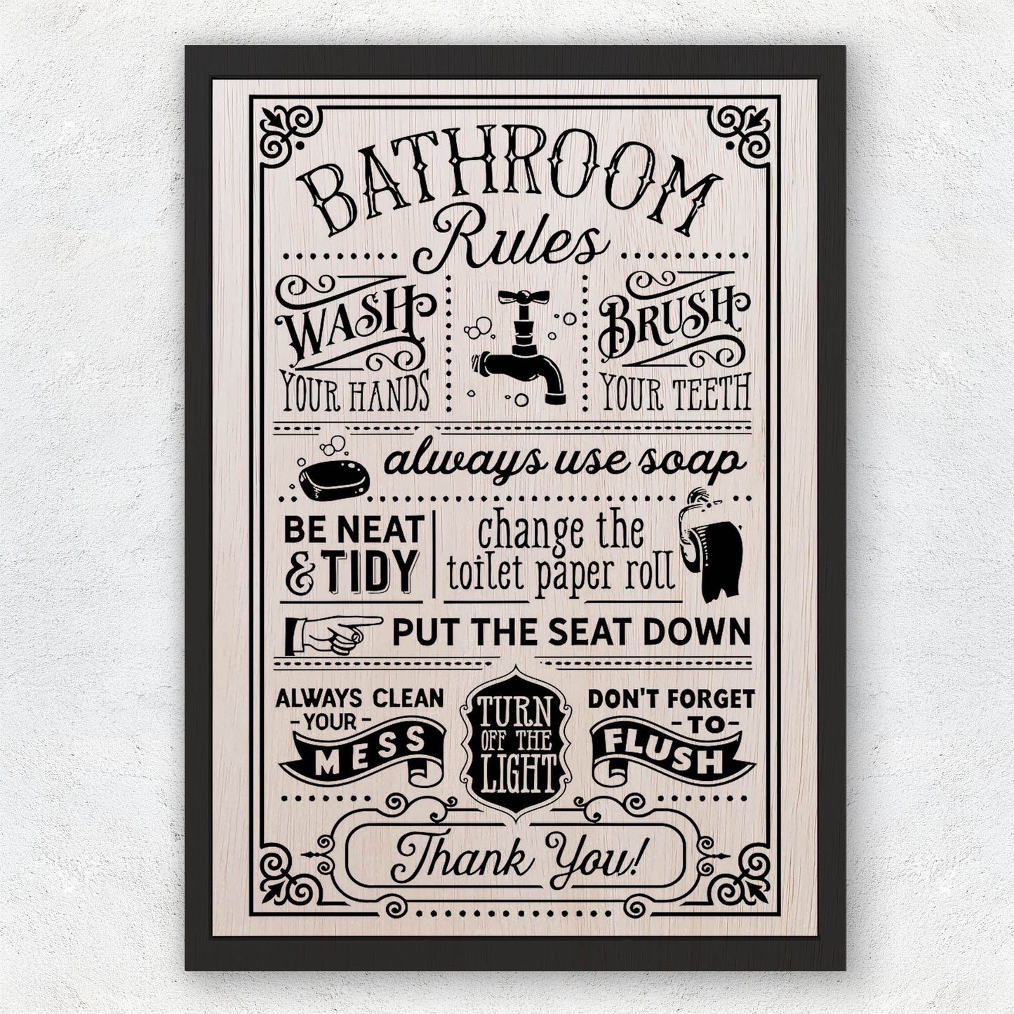 Bathroom Rules