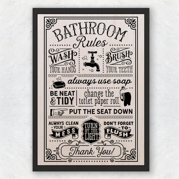 Bathroom Rules