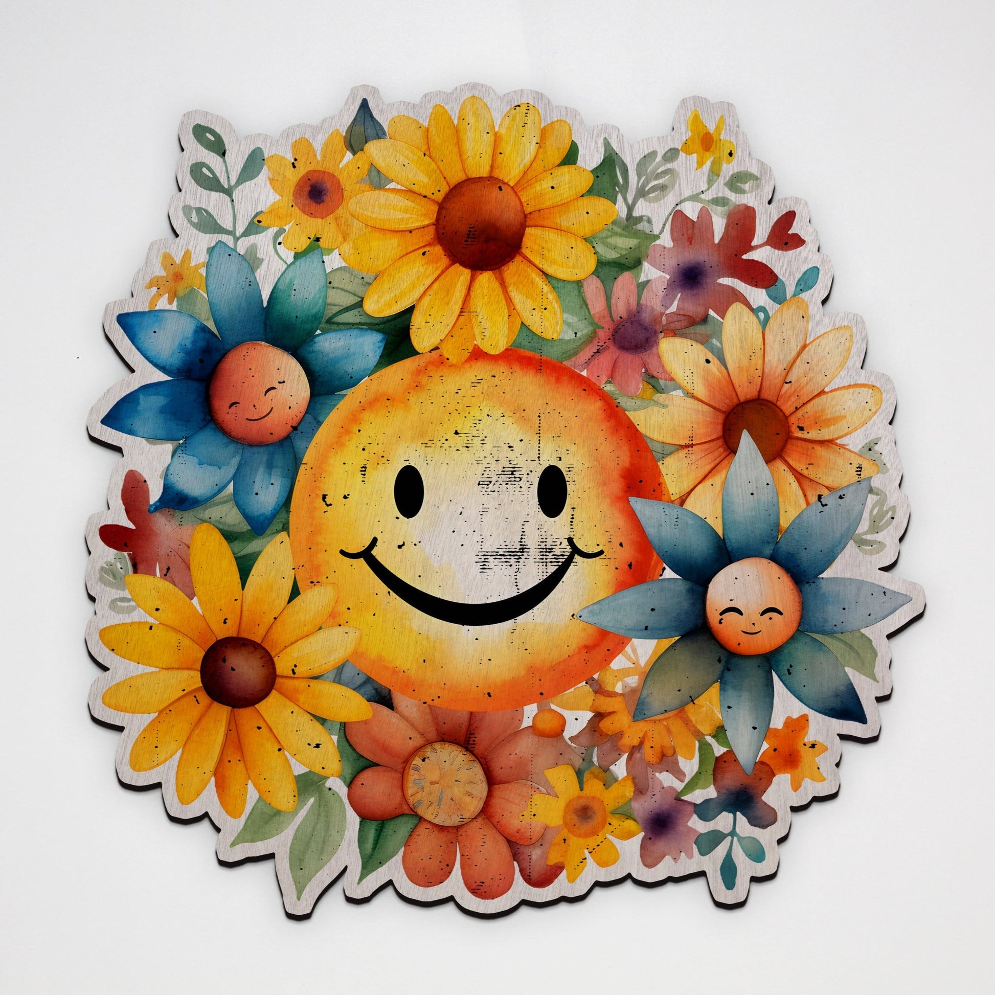 Be Happy Laser Cut Wood Print – Australian Made