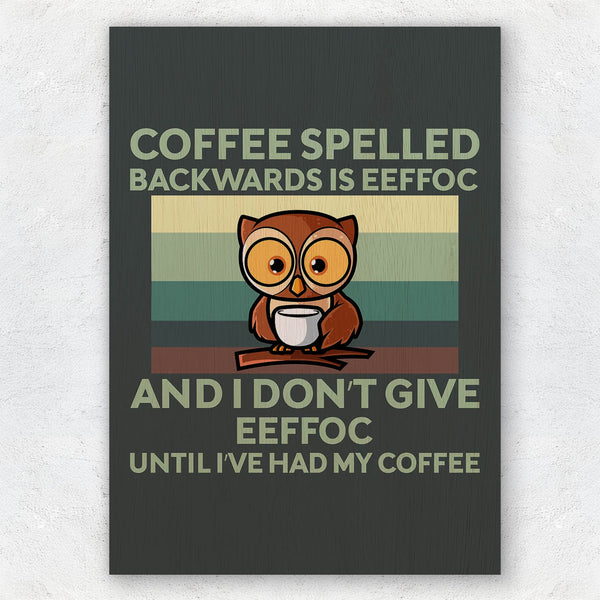 Coffee Spelled Backwards