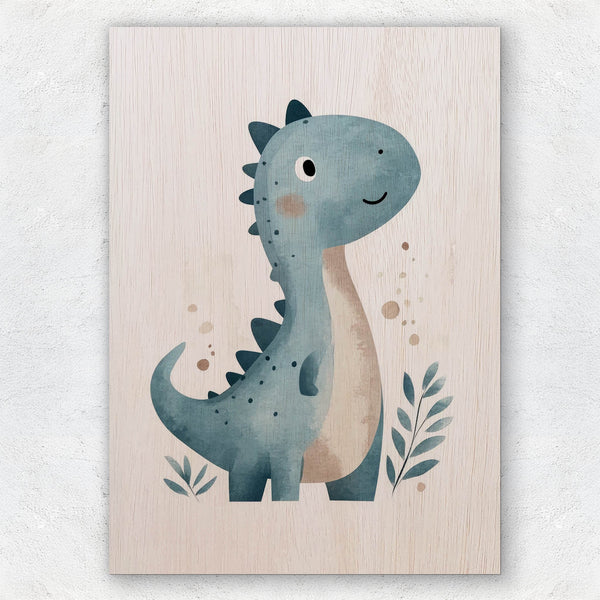 Cute Blue Dinosaur