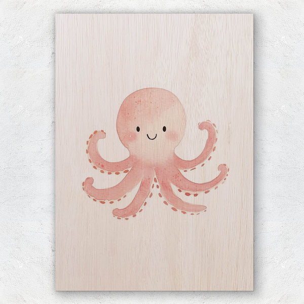 Cute Pink Octopus