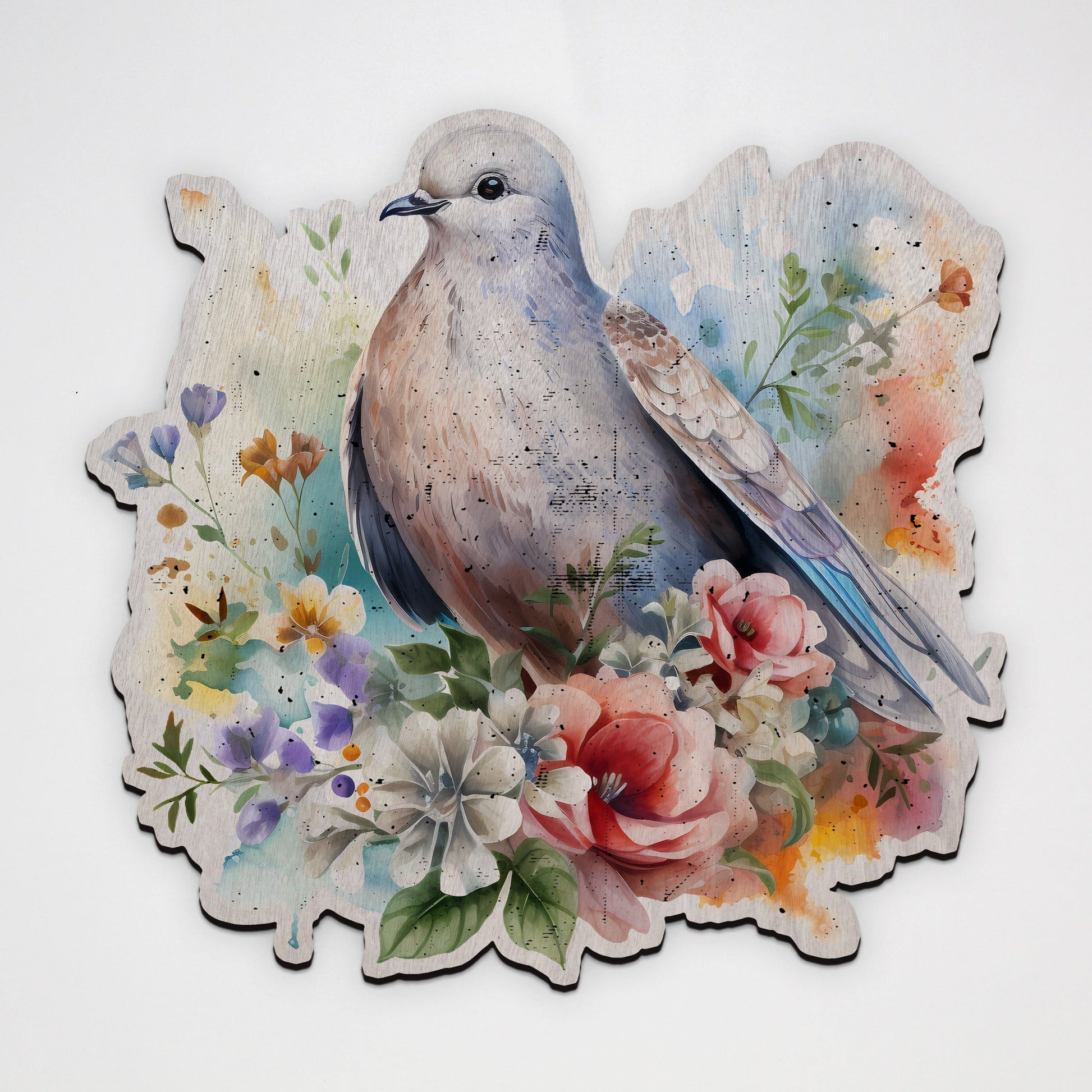 Dove Laser Cut Wood Print – Australian Made