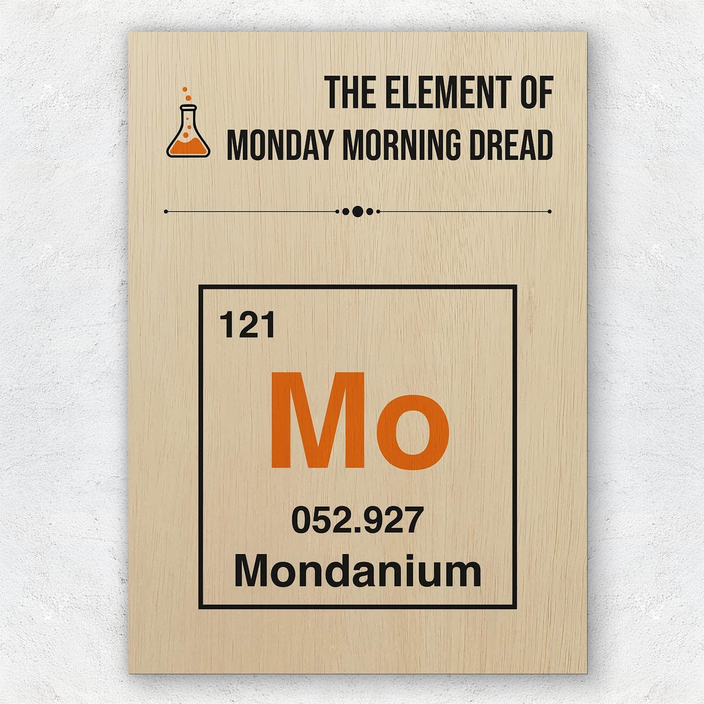 Element of Monday Morning Dread