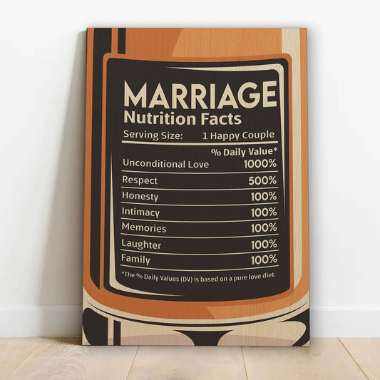 Marriage Nutrition Facts