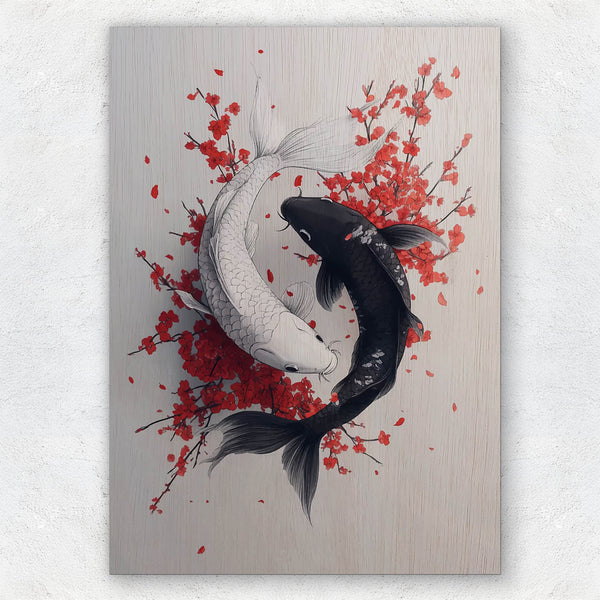 Yin Yang Koi Fish